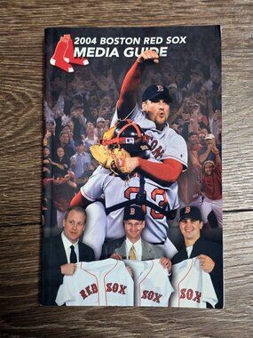 2004 Boston Red Sox Media Guide World Series Year MLB Collectible David Ortiz +